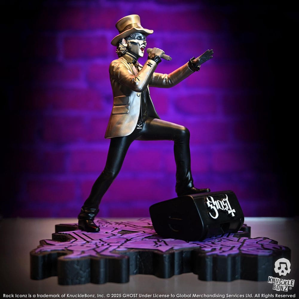 Ghost Rock Iconz Statue Papa V Perpetua Top Hat 22 cm - Damaged packaging