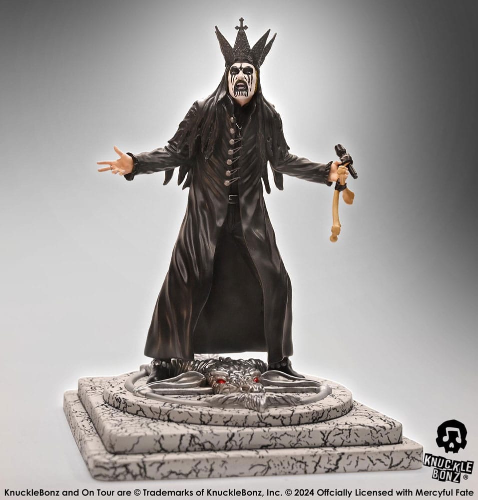 Mercyful Fate Rock Iconz Statue King Diamond III (Black Version) 22 cm