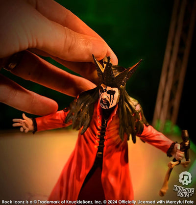 Mercyful Fate Rock Iconz Statue King Diamond III (Red Version) 22 cm - Damaged packaging