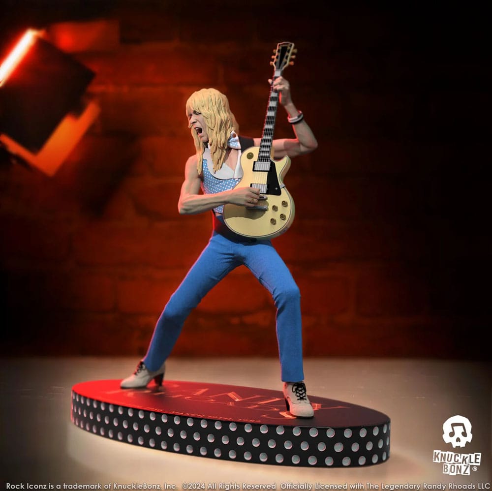 Randy Rhoads IV Rock Iconz Statue The Early Years Blue Version 24 cm