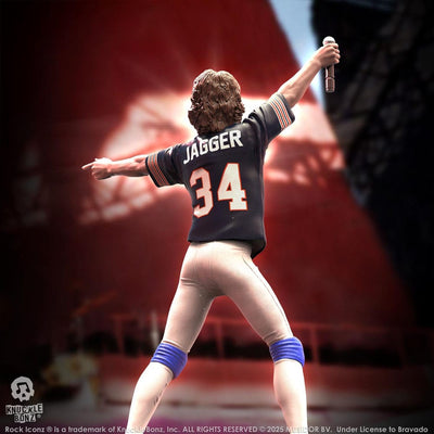 Rolling Stones Rock Iconz Statue Mick Jagger US Tour 1981 (Black Jersey) 22 cm