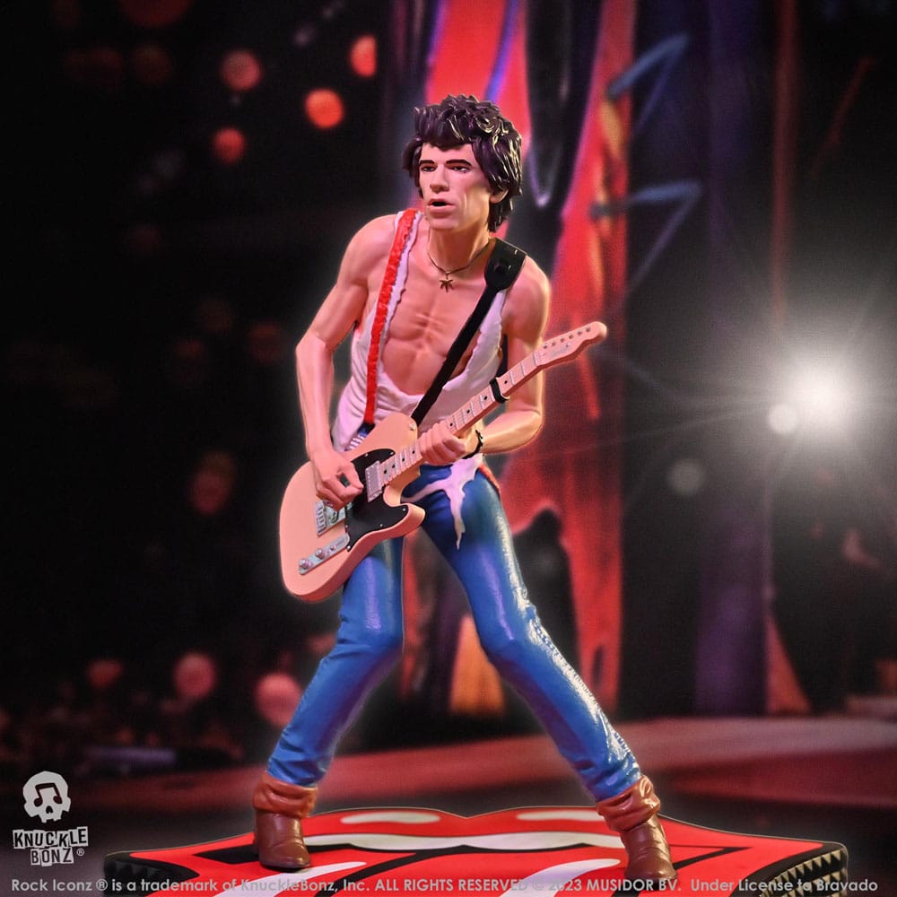 The Rolling Stones Rock Iconz Statue Keith Richards (Tattoo You Tour 1981) 22 cm