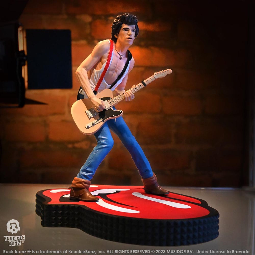 The Rolling Stones Rock Iconz Statue Keith Richards (Tattoo You Tour 1981) 22 cm