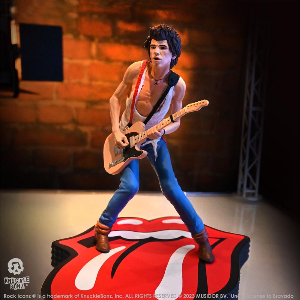 The Rolling Stones Rock Iconz Statue Keith Richards (Tattoo You Tour 1981) 22 cm