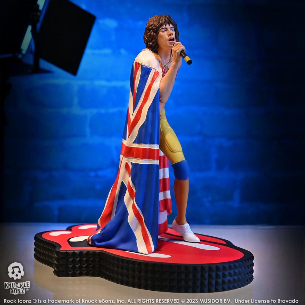 The Rolling Stones Rock Iconz Statue Mick Jagger (Tattoo You Tour 1981) 22 cm