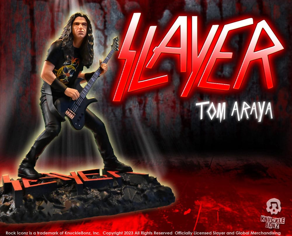 Slayer Rock Iconz Statue 1/9 Tom Araya II 22 cm