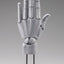 Takahiro Kagami PVC Artist Support Item Hand 1/1 Model Men /L Gray 22 cm