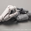 Takahiro Kagami PVC Artist Support Item Hand 1/1 Model Men /R Grey 22 cm