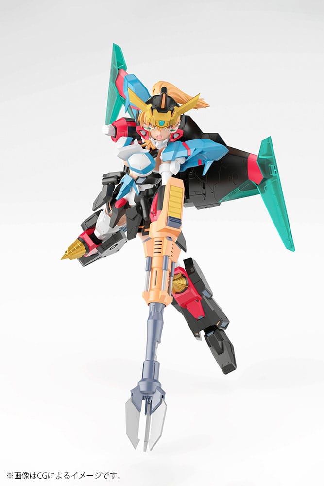 The King of Braves GaoGaiGar Cross Frame Girl Plastic Model Kit Star Gaofighgar 19 cm