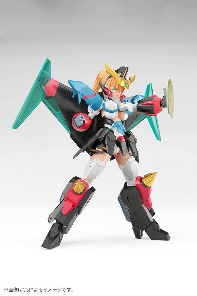 The King of Braves GaoGaiGar Cross Frame Girl Plastic Model Kit Star Gaofighgar 19 cm