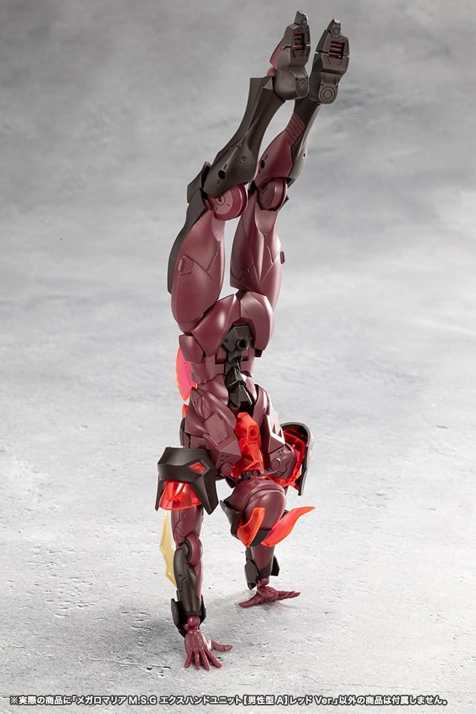 Megalomaria Unlimited Universe Model Kit Accessory Set Ex Hand Unit Male Type A Red Ver.
