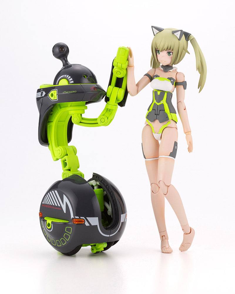 Frame Arms Girl Plastic Model Kit Innocentia (Racer) & Noseru (Racing Specs Ver.) 15 cm