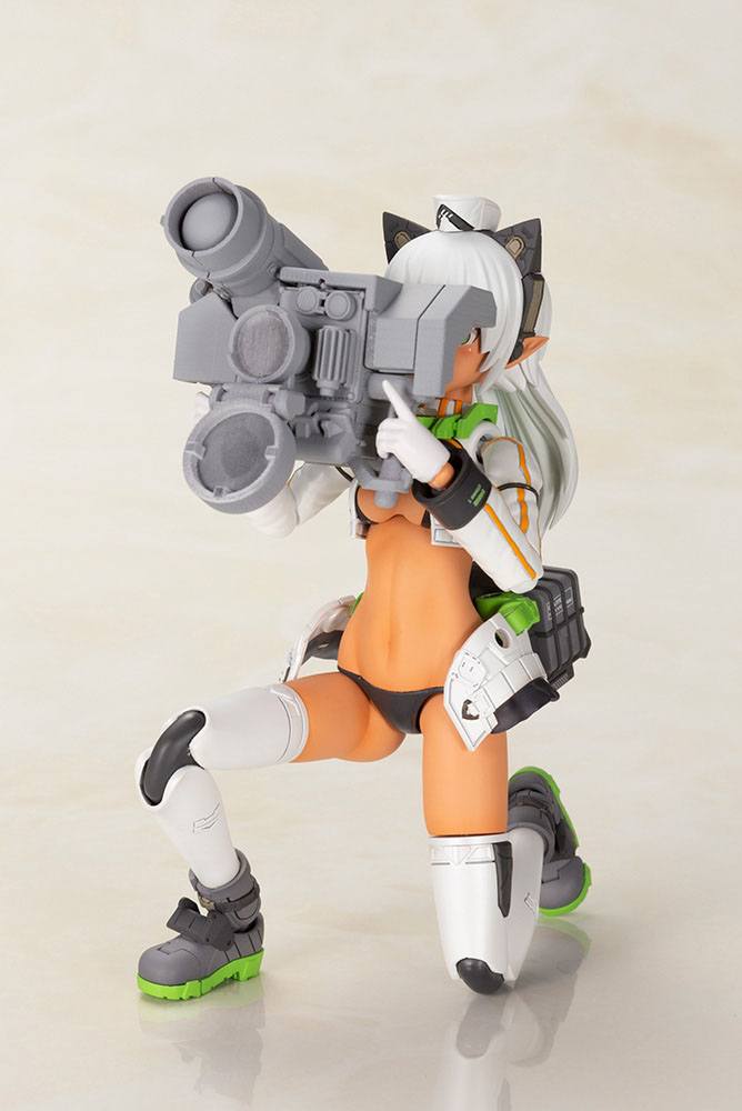 Frame Arms Girl Shimada Humikane Art Works II Plastic Model Kit Arsia Another Color & FGM148 Type Anti-Tank Missile 16 cm