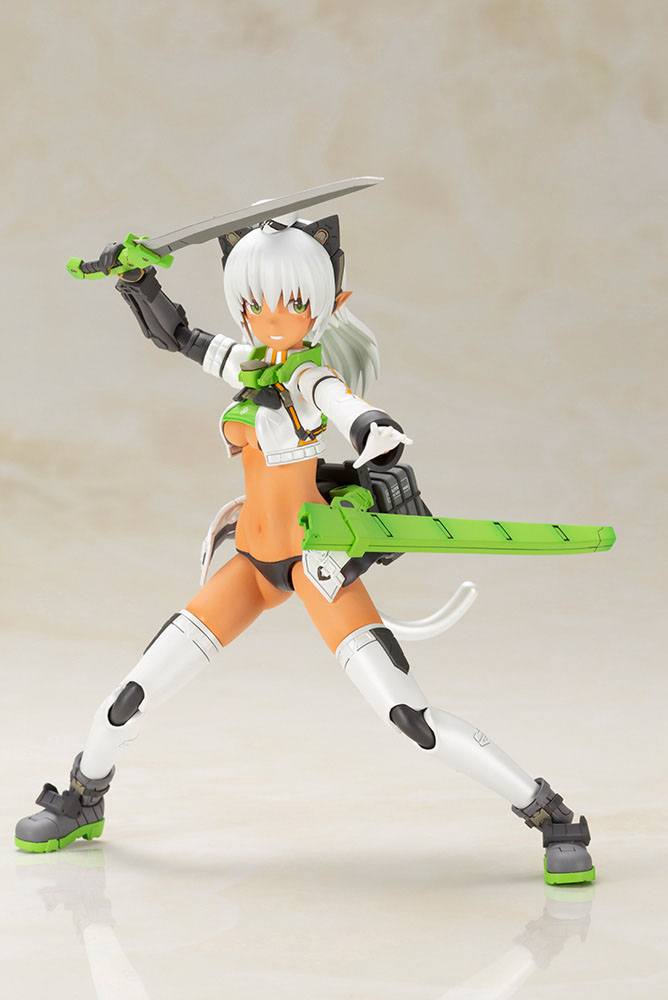 Frame Arms Girl Shimada Humikane Art Works II Plastic Model Kit Arsia Another Color & FGM148 Type Anti-Tank Missile 16 cm