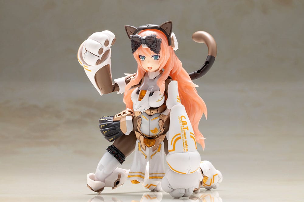Frame Arms Girl Plastic Model Kit Durga I Cat Armor Ver. Calico 16 cm