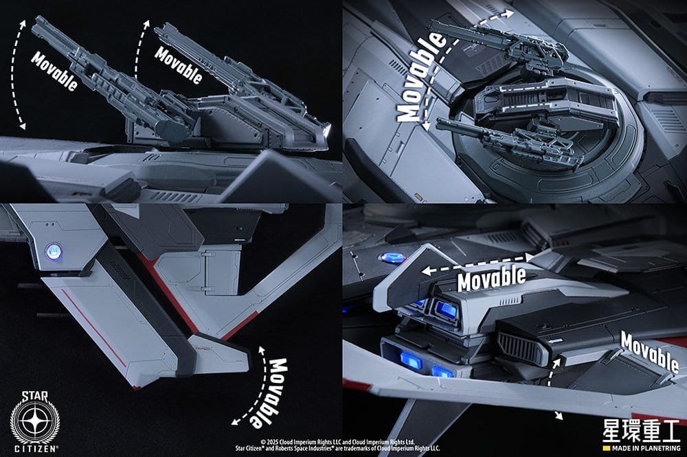 Star Citizen Plastic Model Kit 1/100  Anvil F8C Lightning 25 cm