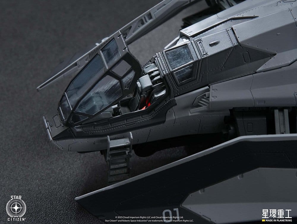 Star Citizen Pre-assembled Plastic Model Kit 1/100  Anvil F8C Lightning Pre-Assembled Finished Model Ver. 25 cm