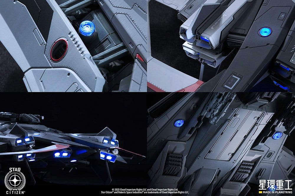 Star Citizen Pre-assembled Plastic Model Kit 1/100  Anvil F8C Lightning Pre-Assembled Finished Model Ver. 25 cm