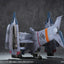Evangelion: 3.0 You can (not) redo Plastic Model Kit 1/72 YAGR-3B UNAF Close Air Support VTOL Aircraft Pre-painted Finished Model Ver. 14 cm