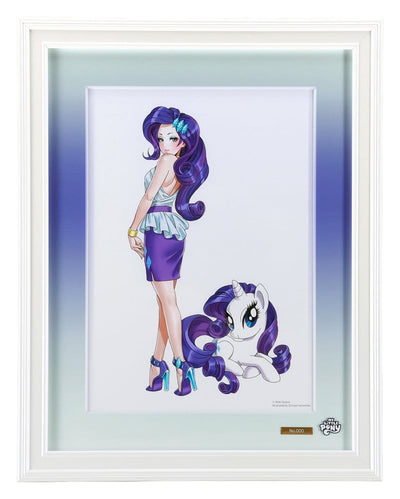 My Little Pony Chara Fine Graph Art Print Bishoujo Rarity 43 cm