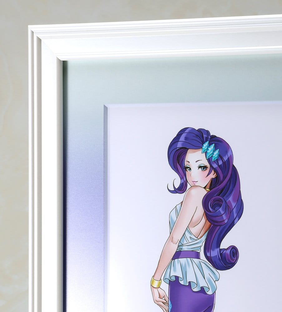 My Little Pony Chara Fine Graph Art Print Bishoujo Rarity 43 cm