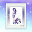My Little Pony Chara Fine Graph Art Print Bishoujo Rarity 43 cm
