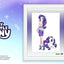 My Little Pony Chara Fine Graph Art Print Bishoujo Rarity 43 cm
