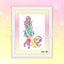 My Little Pony Chara Fine Graph Art Print Bishoujo Fluttershy 43 cm