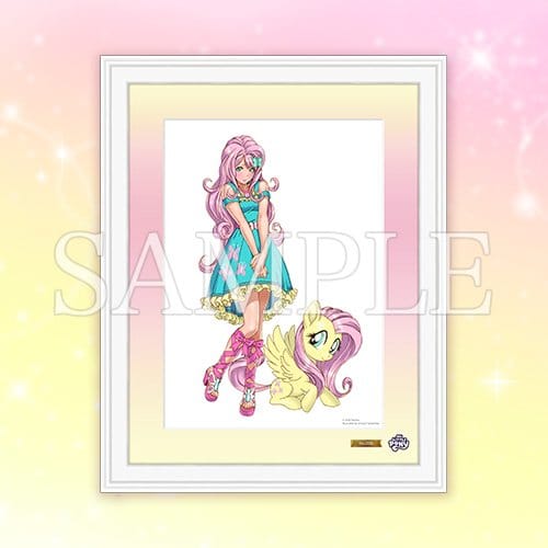 My Little Pony Chara Fine Graph Art Print Bishoujo Fluttershy 43 cm