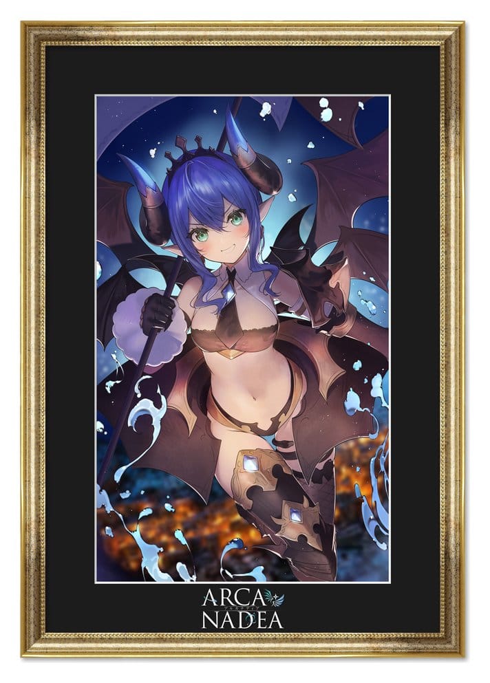 Arcanadea Chara Fine Graph Art Print Velretta 51 cm