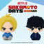 Sakamoto Days Pote Raba Rubber Mascot PVC Mini Figure Asakura Shin & Seba Natsuki 8 cm