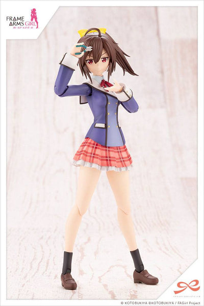 Sousai Shojo Teien Plastic Model Kit 1/10 Ao Gennai Wakaba Girls' High School Winter Clothes 16 cm