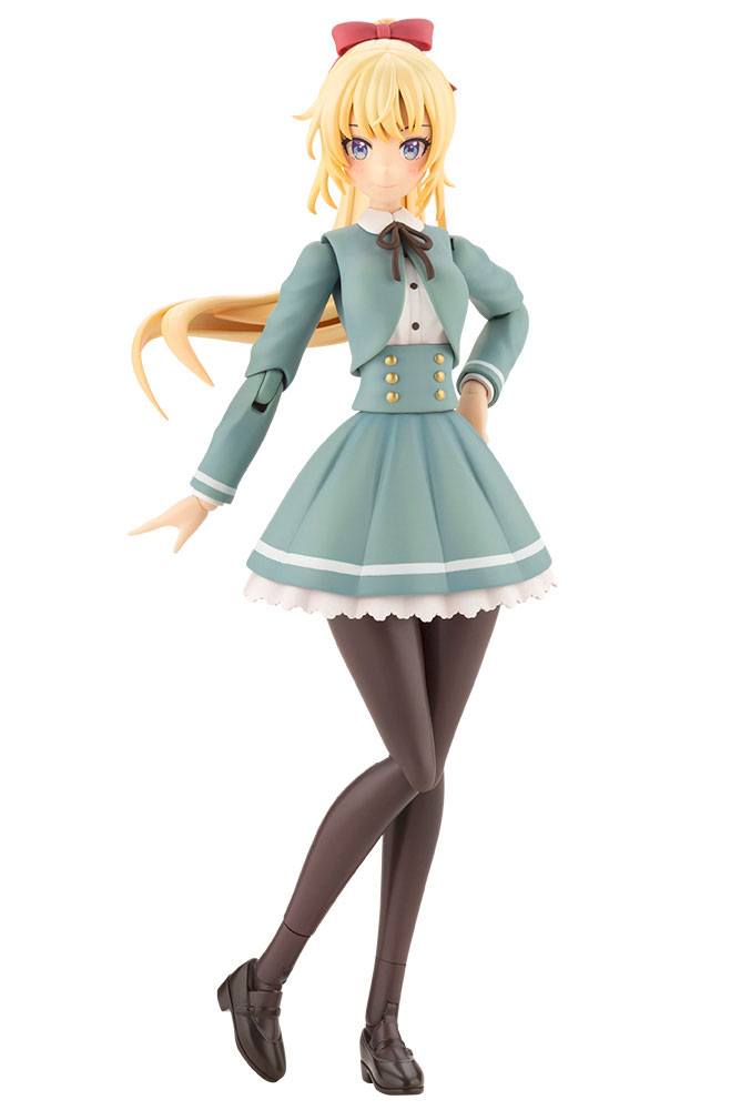 Sousai Shojo Teien Plastic Model Kit 1/10 Ritsuka Saeki St. Iris Gauken Girls' High School Winter Clothes 16 cm