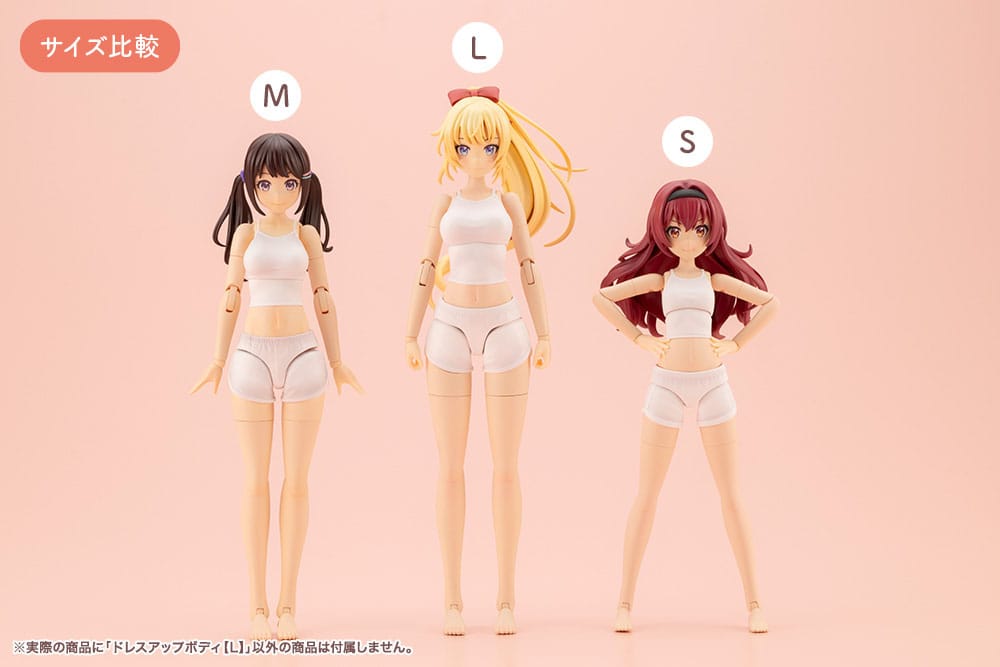 Sousai Shojo Teien Accessory Set for 1/10 Action Figures Dress Up Body Size L