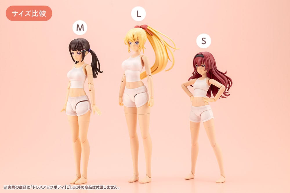 Sousai Shojo Teien Accessory Set for 1/10 Action Figures Dress Up Body Size L