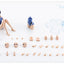 Sousaishojoteien Plastic Model 1/10 Rui Saotome Touou High School Competitive Swimsuit 16 cm
