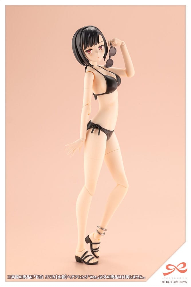 Sousai Shojo Teien Plastic Model Kit 1/10 Ritsuka Saeki (Swim Style) Hair Arrange Ver. 16 cm