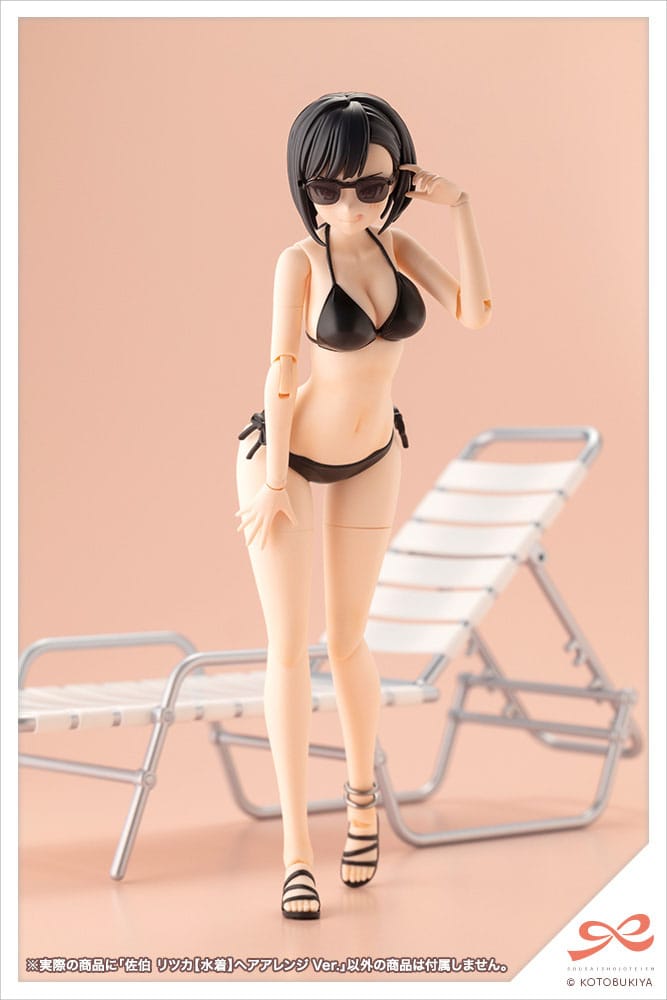 Sousai Shojo Teien Plastic Model Kit 1/10 Ritsuka Saeki (Swim Style) Hair Arrange Ver. 16 cm