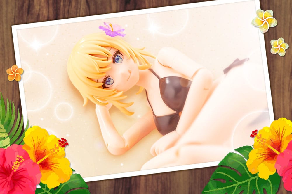 Sousai Shojo Teien Plastic Model Kit 1/10 Ritsuka Saeki (Swim Style) Hair Arrange Ver. 16 cm