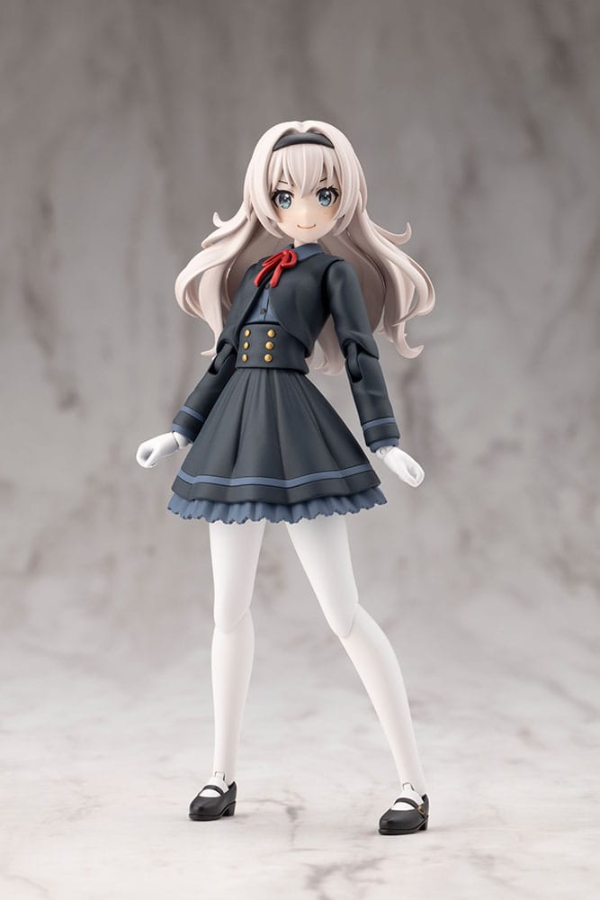 Sousai Shojo Teien Plastic Model Kit 1/10 Emma Koishikawa Nocturne with Honda AB12 Motocompo 14 cm