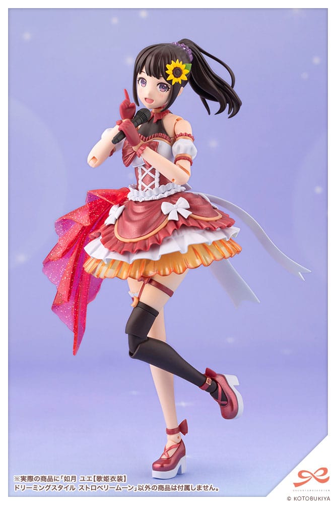 Sousai Shojo Teien Plastic Model Kit 1/10 Yue Kisaragi Diva Costume Dreaming Style Strawberry Moon 16cm