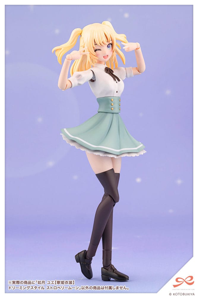 Sousai Shojo Teien Plastic Model Kit 1/10 Yue Kisaragi Diva Costume Dreaming Style Strawberry Moon 16cm