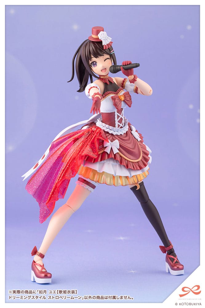 Sousai Shojo Teien Plastic Model Kit 1/10 Yue Kisaragi Diva Costume Dreaming Style Strawberry Moon 16cm