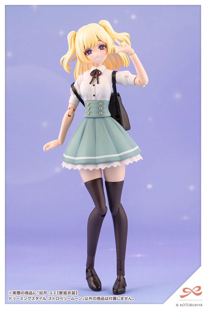 Sousai Shojo Teien Plastic Model Kit 1/10 Yue Kisaragi Diva Costume Dreaming Style Strawberry Moon 16cm