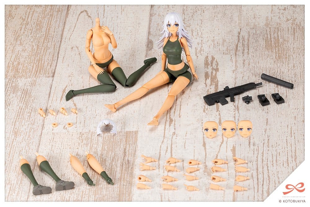 Sousai Shojo Teien Plastic Model Kit 1/10 Training Wolf 16 cm