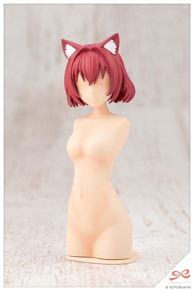 Sousai Shojo Teien Model Kit Accessory Set Arranged Wigs Animal Ears Bob Cat 9 cm