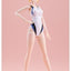 Sousaishojoteien Plastic Model 1/10 Rui Saotome Touou High School Competitive Swimsuit Dreaming Style White Dolphin 16 cm