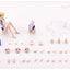 Sousaishojoteien Plastic Model 1/10 Rui Saotome Touou High School Competitive Swimsuit Dreaming Style White Dolphin 16 cm