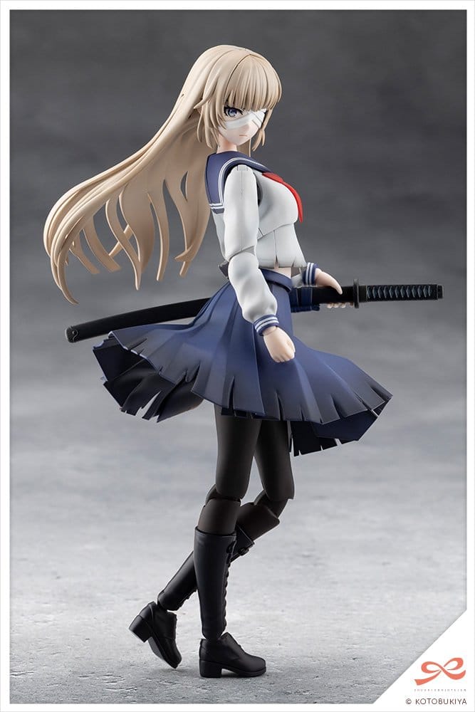 Sousai Shojo Teien Plastic Model 1/10 Kuon Yakushiji Maria Kagaribi Damage Ver. School Girl Emulation 16 cm