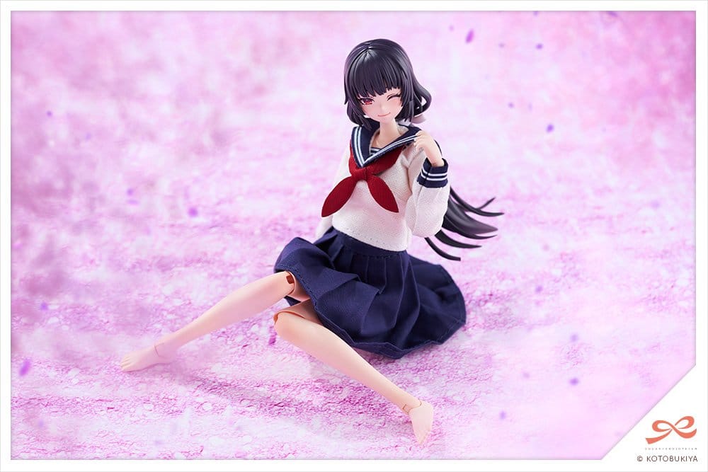 Sousaishojoteien Plastic Model 1/10 Kiru Pla Kuon Yakushiji Touou High School Uniform 16 cm